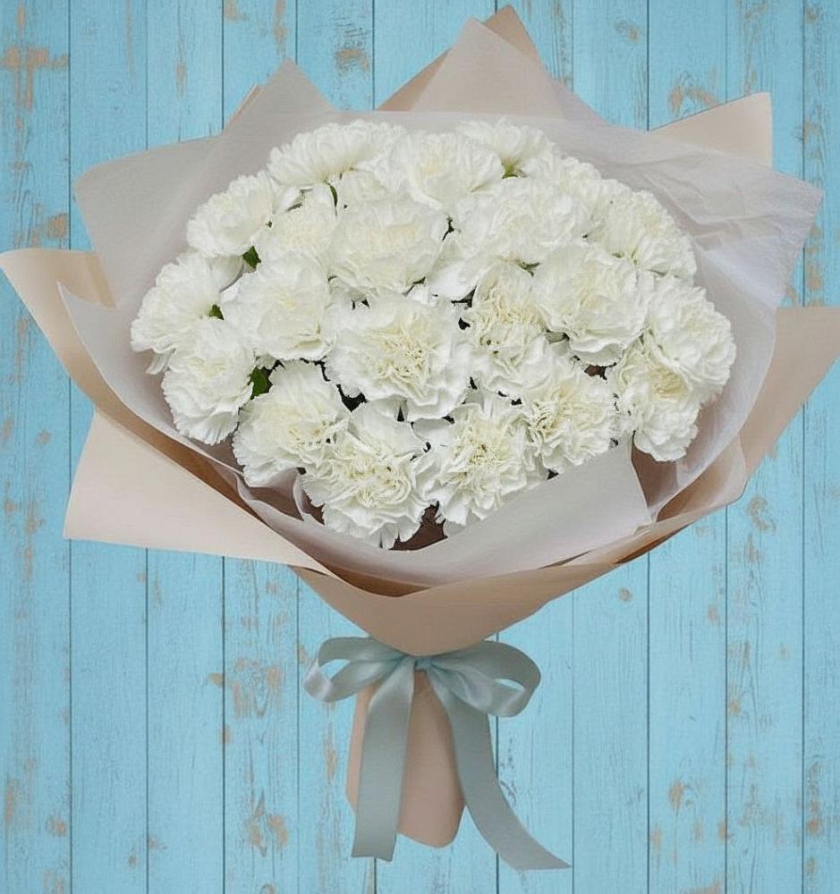 Букет цветов из: Гвоздики в Кузнецово