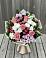 Букет цветов из: Альстромерии, Гвоздики, Розы и Хризантемы в Кузнецово