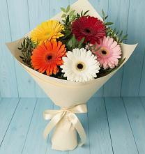 Букет цветов из:  Герберы в Кузнецово