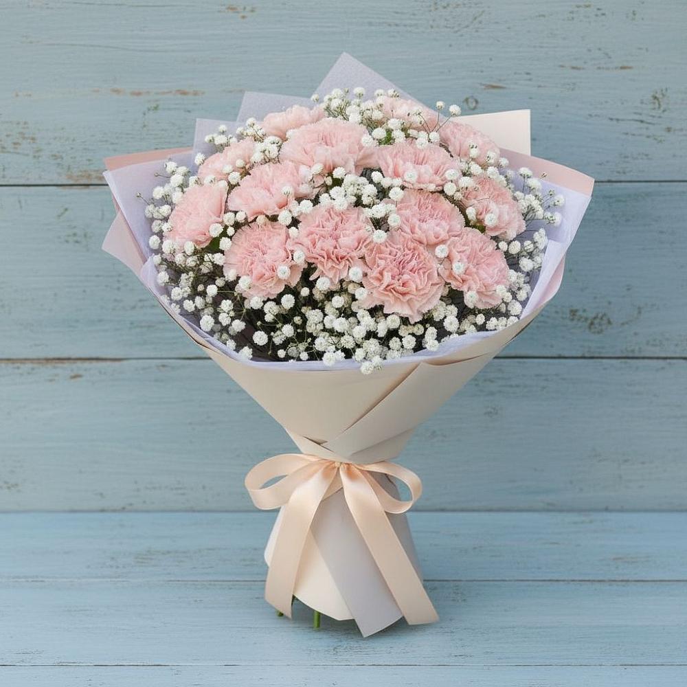 Букет цветов из: Гвоздики в Кузнецово