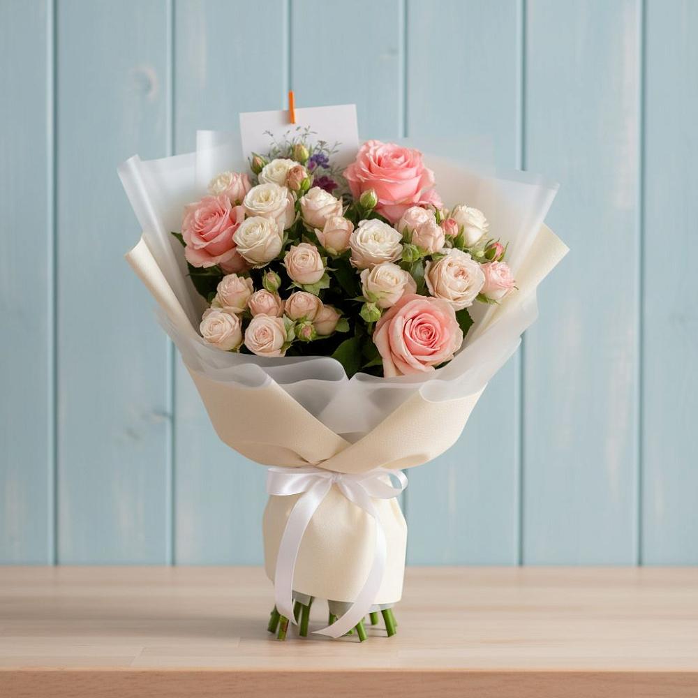 Букет цветов из: Розы в Кузнецово