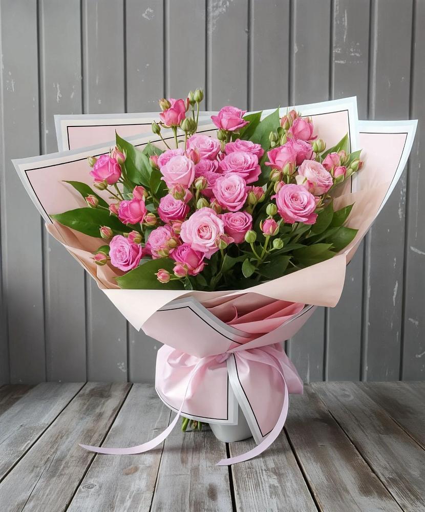 Букет Розовый кустик в Кузнецово