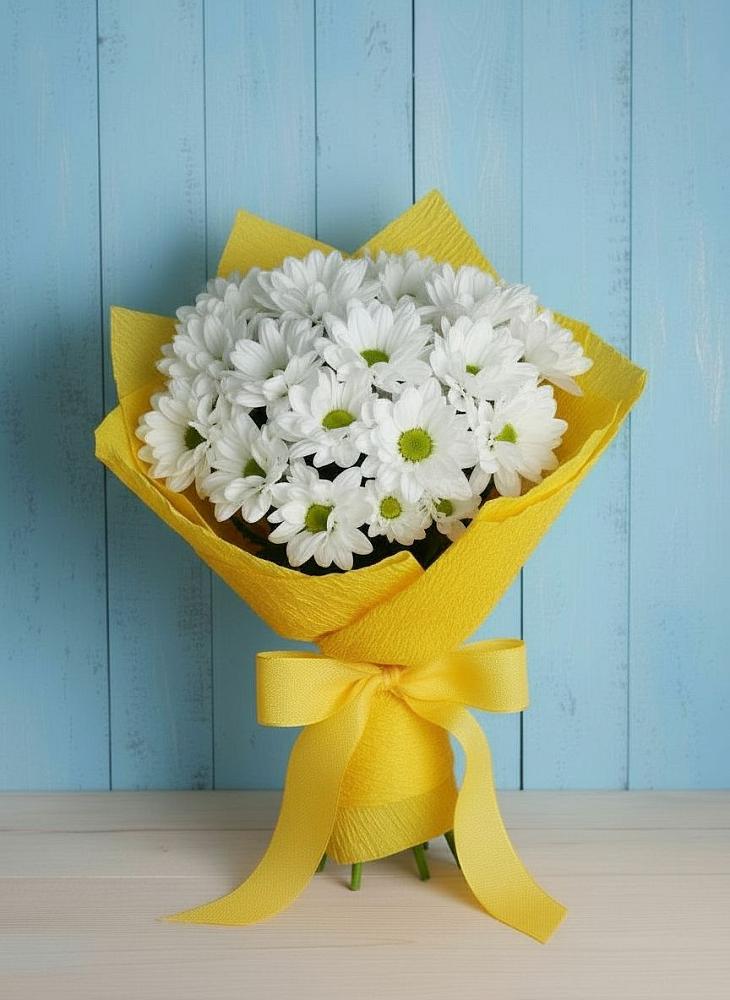 Букет цветов из: Хризантемы в Кузнецово