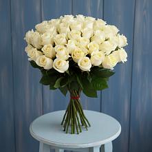 Букет 51 Белая роза Эдлесс Лав #REPLACE_PRED# Кузнецово