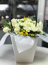 Композиция бриллиант в Кузнецово Цветочная композиция из Розы в Кузнецово
