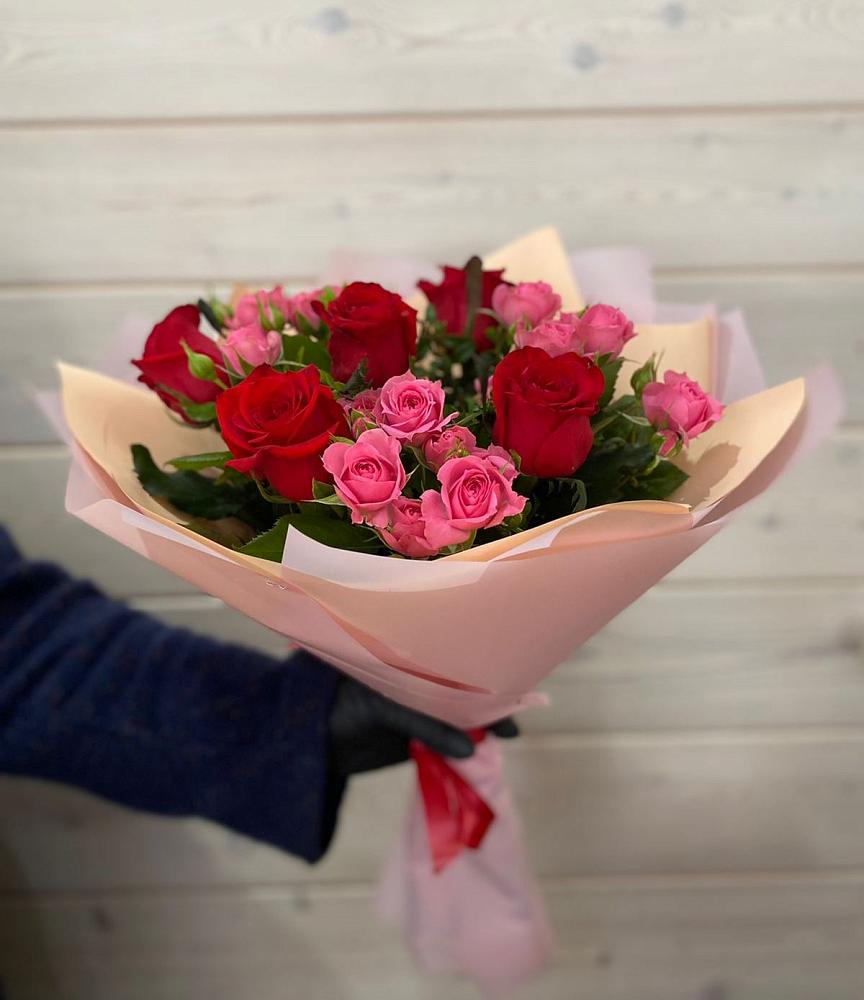 Букет цветов из: Розы в Кузнецово