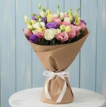 Букет цветов из:  Лизиантусы в Кузнецово